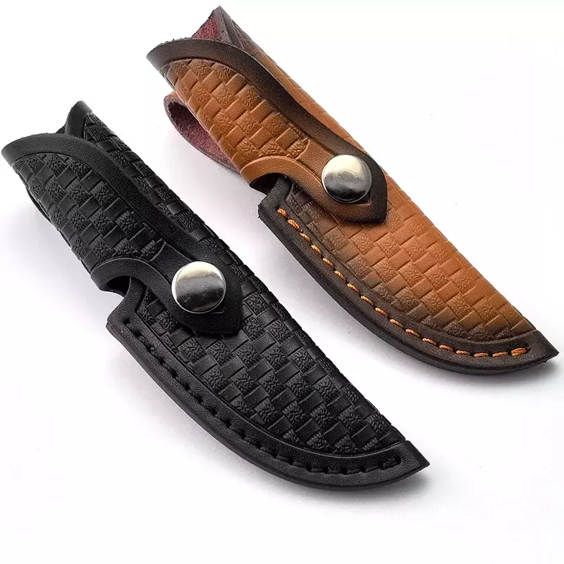 Swayboo Home DIY Messer Ledertasche Rindsleder Material Tasche tragen Werkzeuge Zubehör für Messer mit fester Klinge