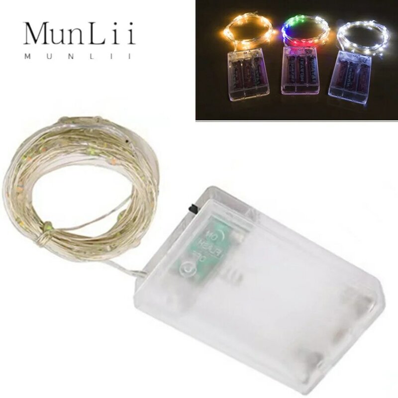 30M USB batteria filo di rame ghirlanda lampada LED String Lights illuminazione fiabesca impermeabile per esterni per decorazioni natalizie per feste di matrimonio