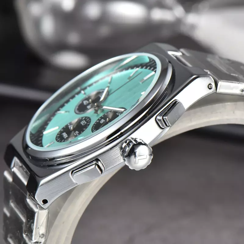 Reloj de pulsera de acero inoxidable para hombre, cronógrafo de estilo clásico, automático, con fecha, marca Original, oferta
