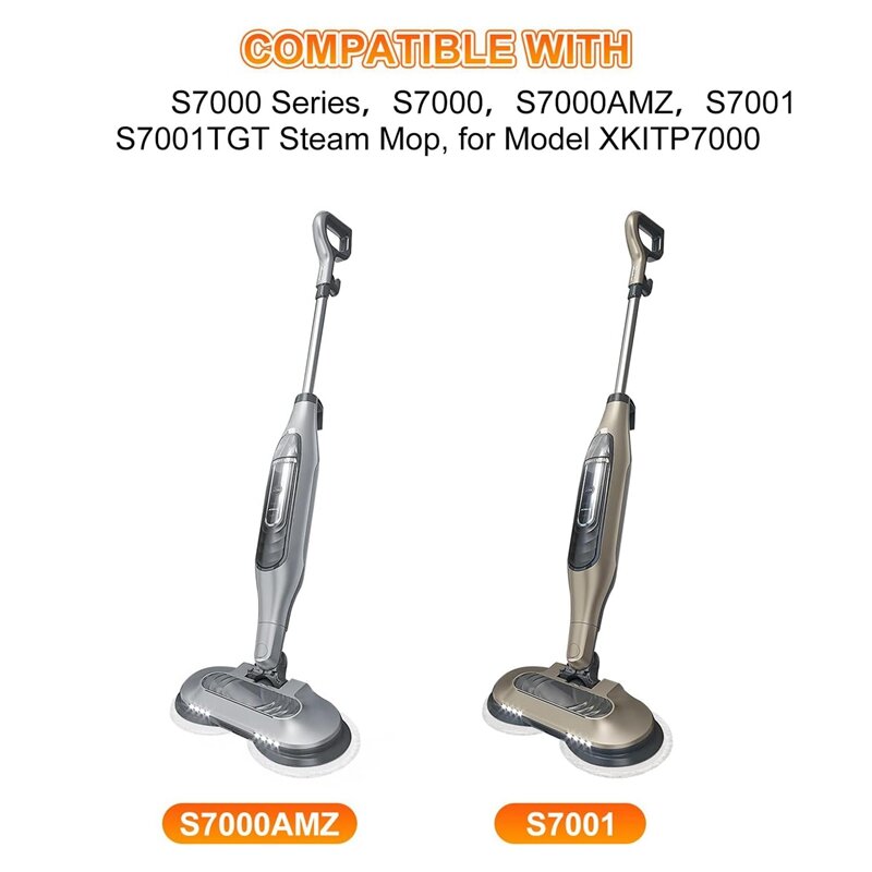 6 Pack S7000 Steam Mop Pads accessori di ricambio per Shark S7000AMZ S7001 S7001TGT S7000 Series Steam Mop, microfibra