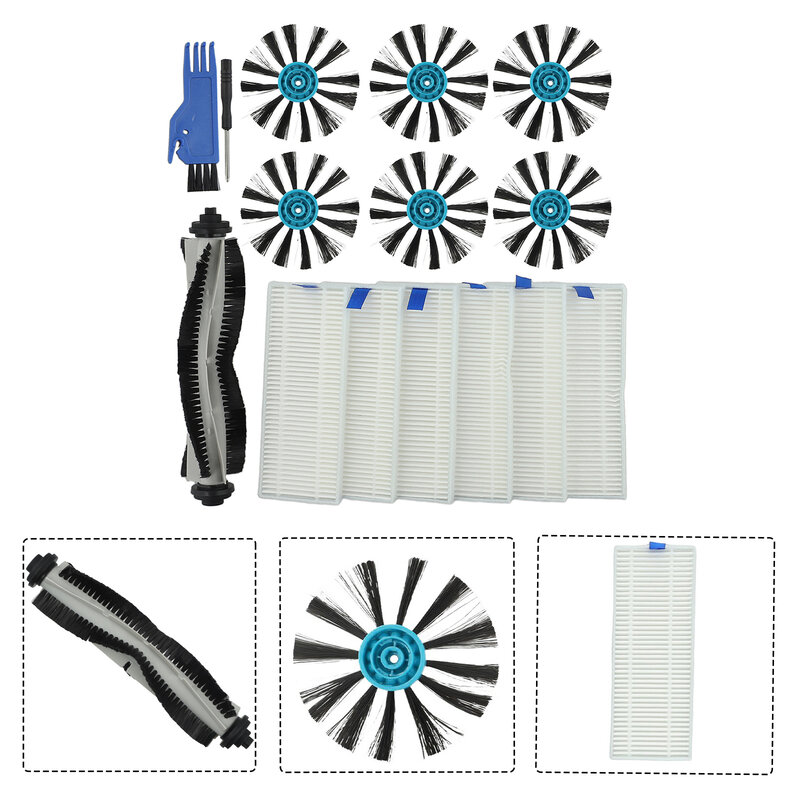 1 Set Main Brush Side Brush Filters For SpinWave Hard Floor Expert Wet Dry 3115 EV675 Robot Vacuum Accessories Parts