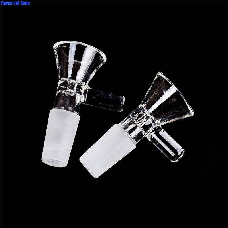 14/18mm Schule Labor Glaswaren Borosilikatglas Gemeinsame Klar Rutsche Männliche Glas Schüssel mit Griff Trichter Typ Schüssel chemie