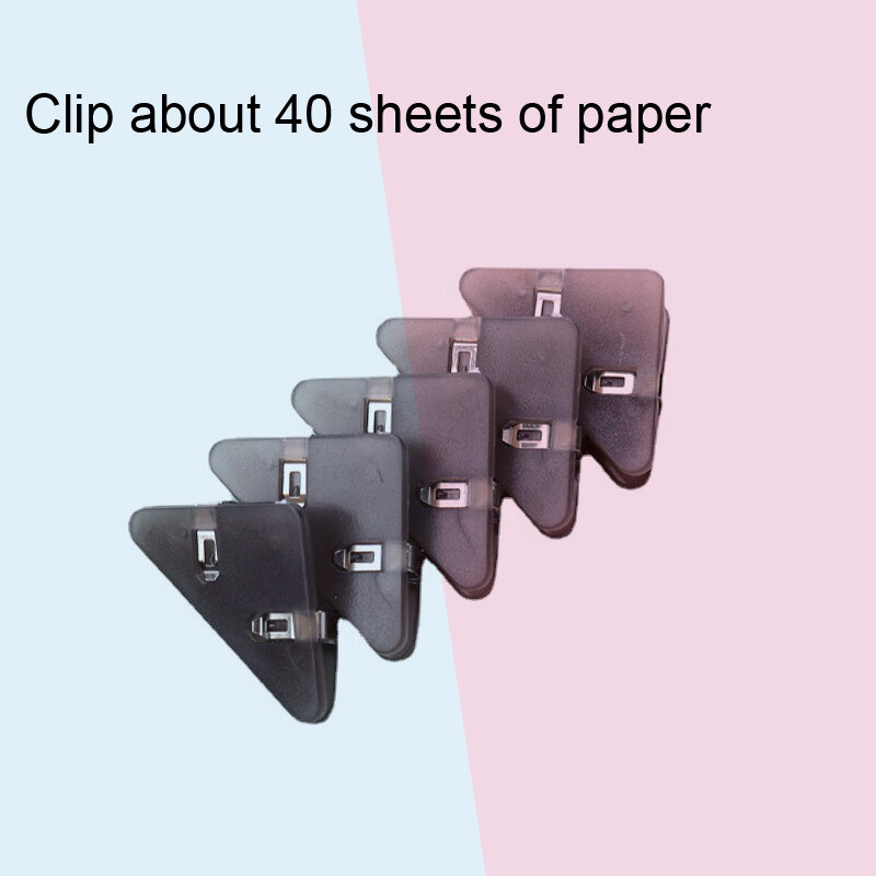 Preislich 10 stücke Farbe Ecke Clips Set Transparent & Feste Seite Halter Papier Clip Clamp Datei Index Foto Büro Schule