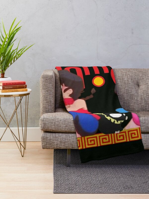 Ranma Akane Throw Blanket Bed linens Decorative Beds Nap Blankets