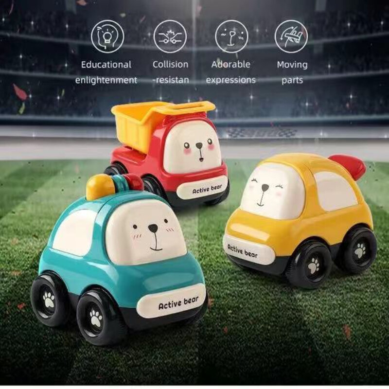 Kinderspiel zeug Auto Engineering Auto Neugeborene Spielzeug Geschenk box Trägheit Auto Baby Spielzeug
