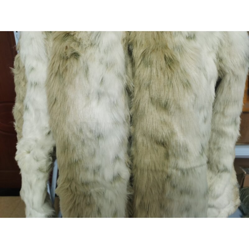 Abrigo largo de piel sintética con capucha para mujer, abrigo cálido de manga larga con estampado de leopardo, de cintura ancha, ropa de invierno