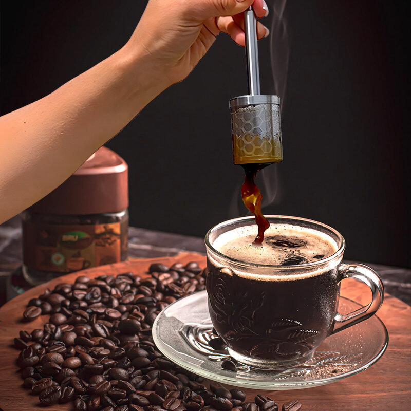 Filtr do kawy ekran kempingowy ze stali nierdzewnej ekspres do kawy zaparzacz do herbaty przenośny zaparzacz do kawy akcesoria do kawy końcowa prasa