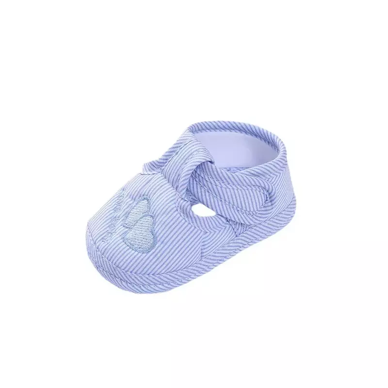 Sapatos de coração duplo para meninas e meninos de 0 a 1 anos, sapatos de sola macia para crianças pequenas de 3 a 9 meses