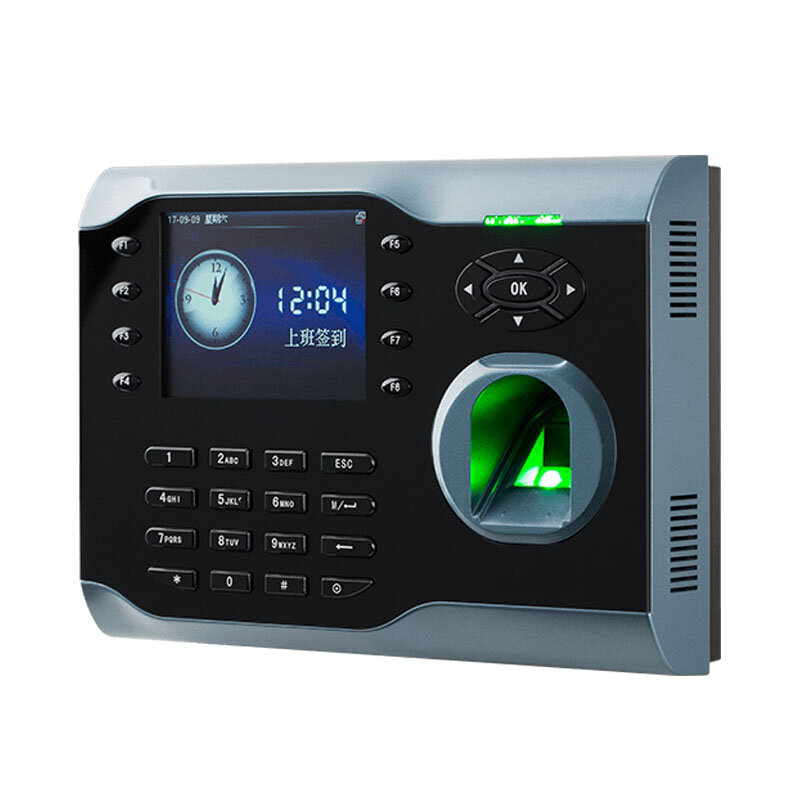 Iclock360 AMDS TCP/IP 3 Inch Color Screen Time Clock Biometric Fingerprint Time Attendance Recorder Linux System
