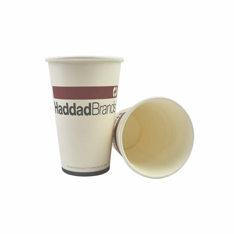 Wholesale 9oz paper cup manufacturers single wall takeaway custom coffee paper cups
