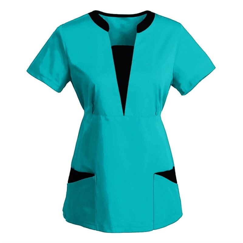 أزياء نسائية موحدة للممرضات ، ملابس علوية للعمل ، ملابس ضيقة ، زي عمل لصالونات التجميل ، بدلات جراحية للأطباء ، قمصان تمريض ، مقاس كبير