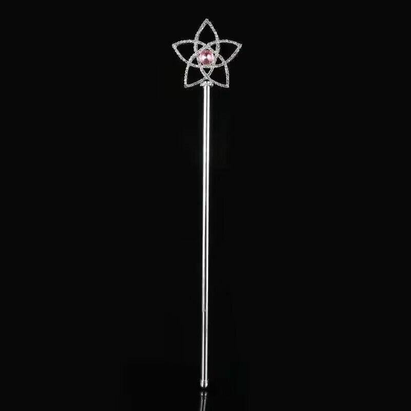 Party Star Rhinestone Scepter Princess Stick Fairy Wand Cosplay Party Props