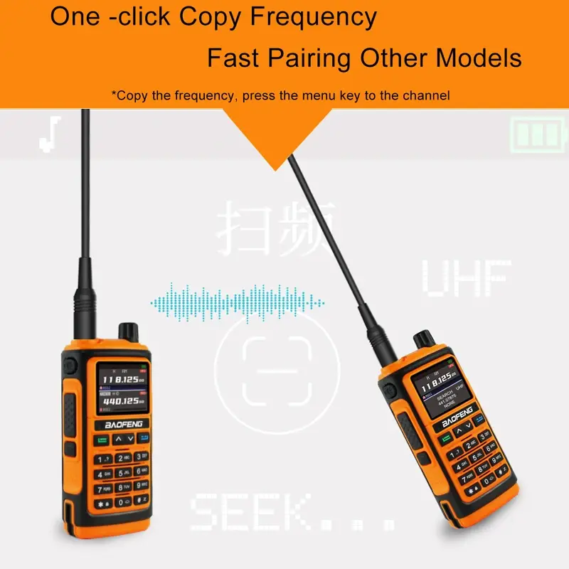 BaoFeng-UV-17 Multi-Band Walkie Talkie, Airband Freqüência, Original, Poderoso Ham Charger, Long Range, UHF, VHF, Two Way Rádio Portátil