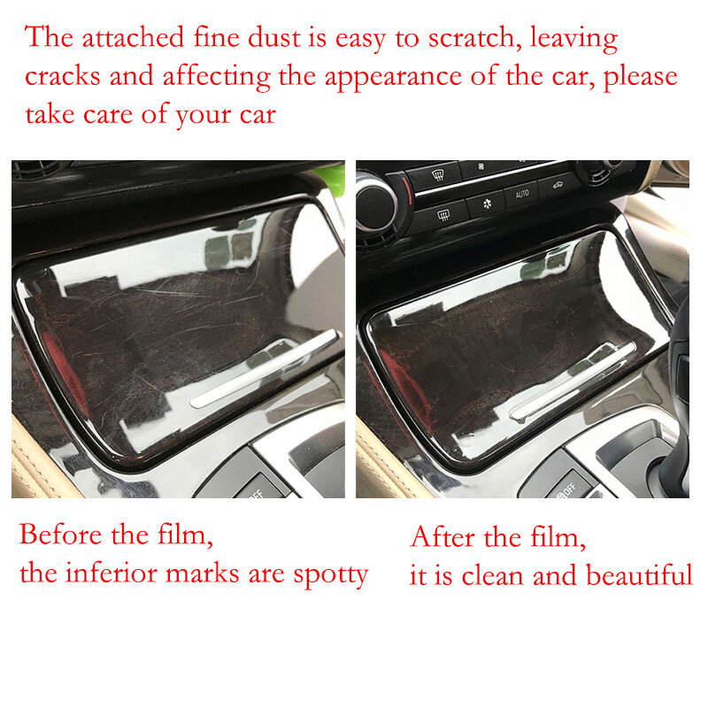 TPU película protetora transparente para Volvo XC60, adesivo interior do carro, engrenagem de controle central, painel de ar da porta