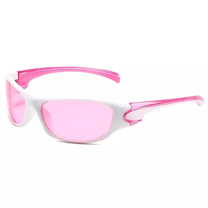 Outdoor Cycling Sports Sun Glasses Women Vintage Shades Trendy Punk Goggle Eyewear 2000S Aesthetic