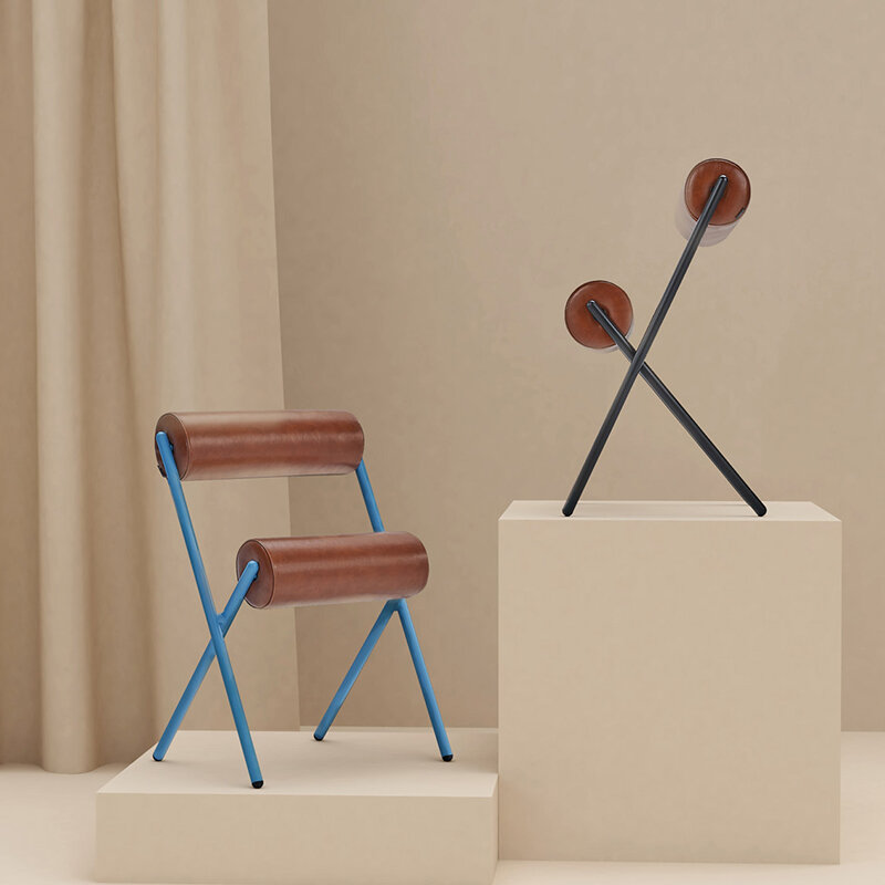 Sedia creativa impilabile per uso domestico minimalista moderno artistico soggiorno Internet Celebrity Soft Bag sedia da pranzo