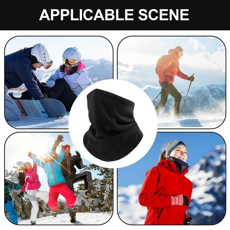 Neck Warmers For Women Motorcycle Neck Gaiter Windproof Winter Cycling Neck Tube Scarf With Drawstring For Cycling Motorcycle