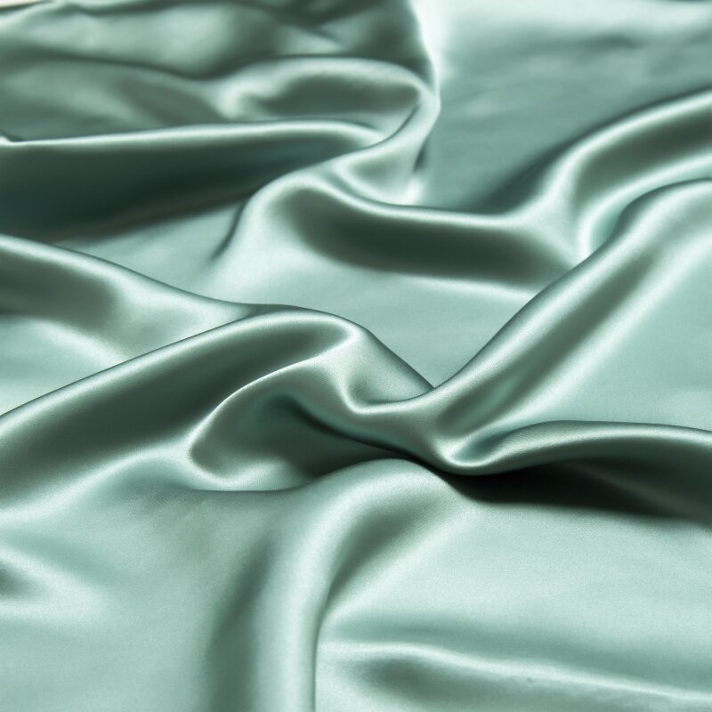 Funda de almohada de seda Natural, funda de almohada de sobre de Color sólido de alta calidad, ropa de cama cómoda para dormir