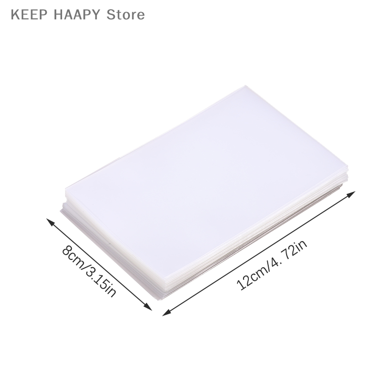 50Pc 80x120mm Korea Card Sleeves Clear Acid Free-No CPP Hard Game Card Photocard Holographic Protector Film Album Binder