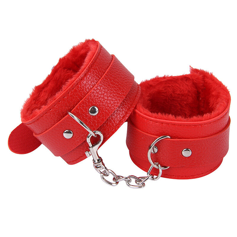 PU Leather Handcuffs Sex Bondage Handcuffs Restraint Exotic Bracelet BDSM Female Porn Adult Sex Toy Wrist Hand Cuffs Product