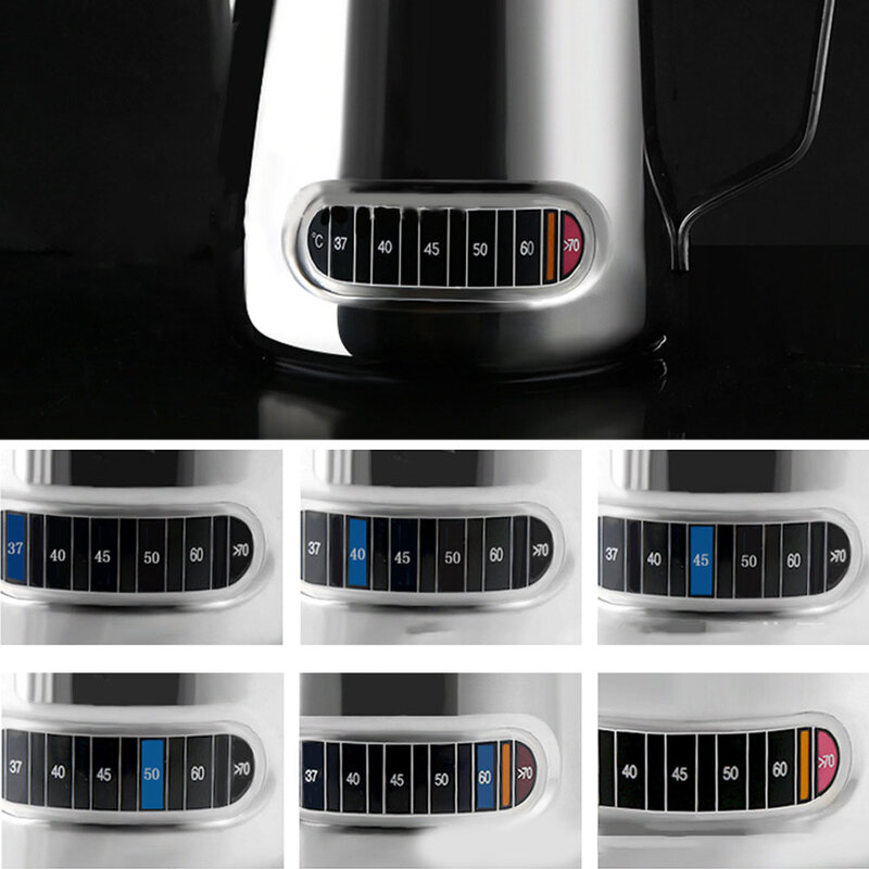 습도계 온도계 스티커, 비즈니스 산업용, 커피 온도 색상 변경, 측정 스트립 스티커, 5 개
