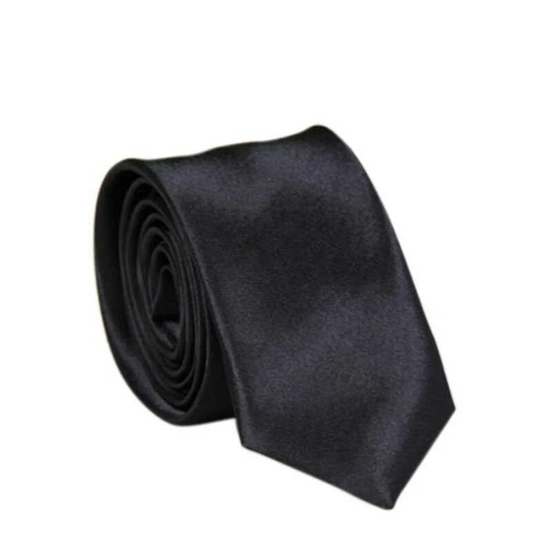 Gravata fina cor doce para homens, gravata casual de poliéster, gravatas finas, terno casamento, comprimento 71cm