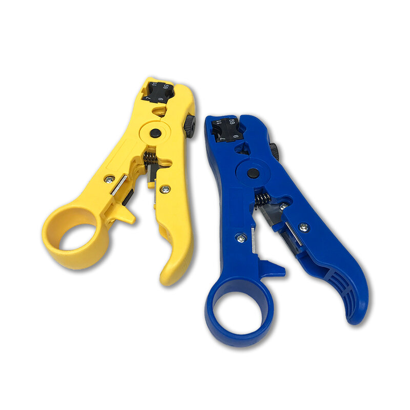 Multi-functional Wire Plier Cable Wire Pliers Electric Stripping Tools Cutter Striper for UTP/STP RG59 RG6 RG7 RG11 Cable Cutter