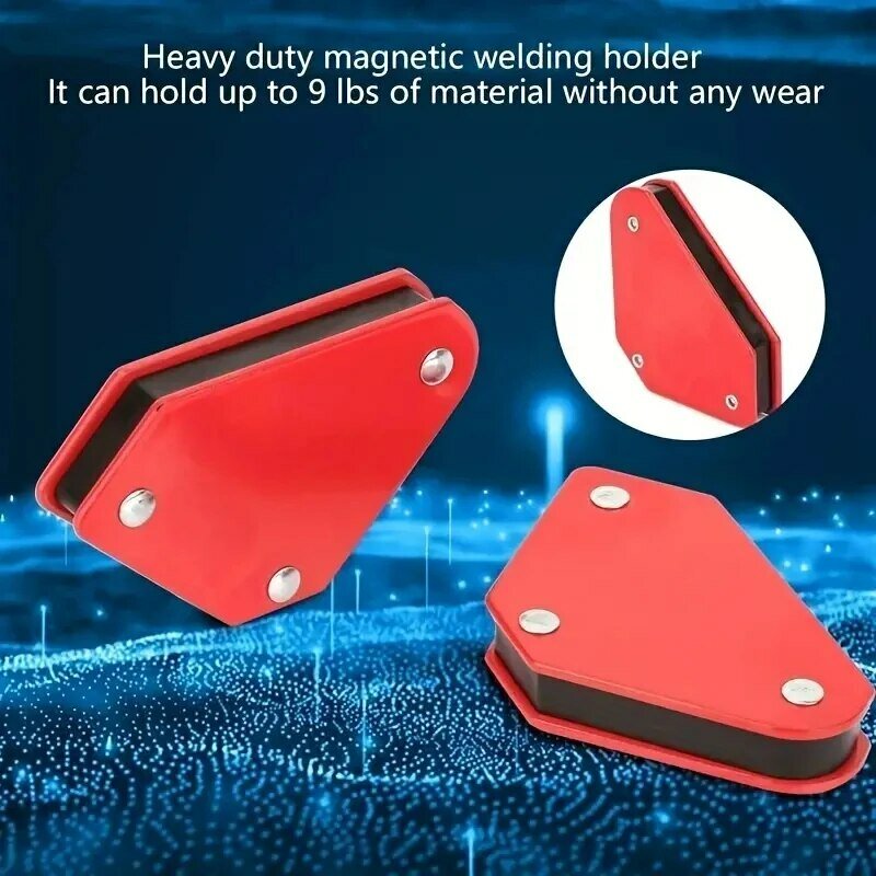 Localizador de soldadura triangular, herramienta auxiliar de soldadura magnética, ángulo recto y oblicuo, herramienta de fijación multiángulo, 3 piezas