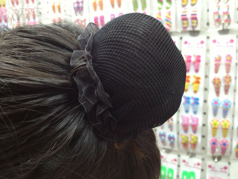 Beautiful Bun Cover Snood Women Hair Net Ballet Dance Skating Crochet Fanchon Rhinestone Styling Headwear Accessories