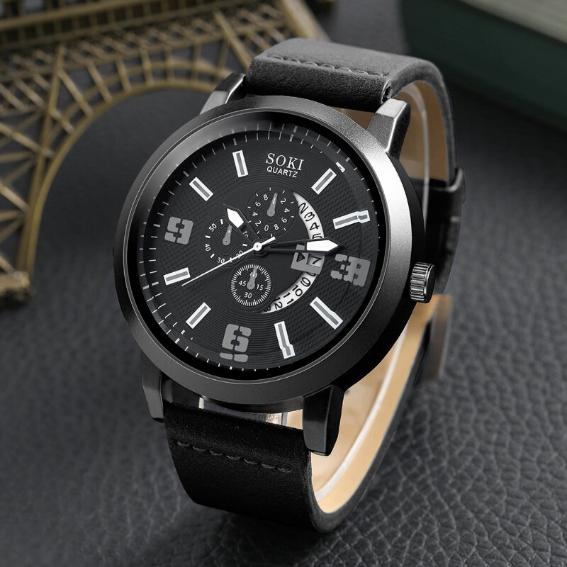 Męskie zegarki w stylu Casual biznesowe zegarki kwarcowe zegarki luksusowe Reloj Hombre zegarek dla mężczyzn Relogios Masculino Reloj Relogio