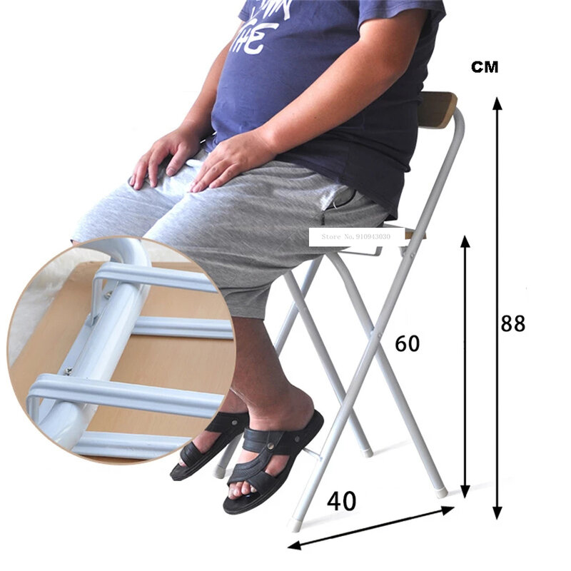 거실용 접이식 키 큰 의자, 창의적인 목재 높은 의자, 휴대용 가정용 바 등받이 의자, 높은 발 레저 의자, 0059A