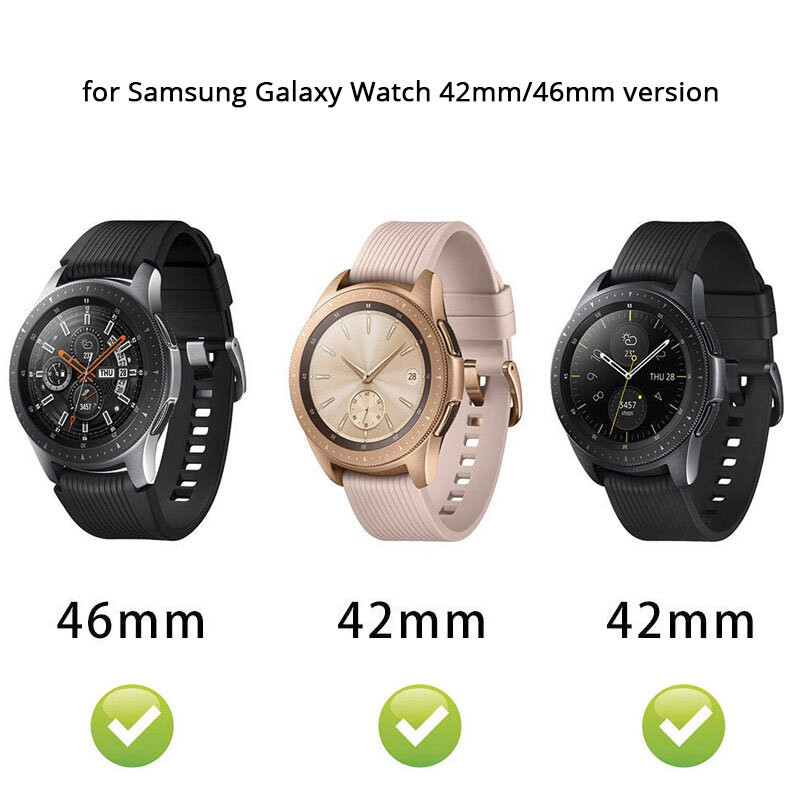 Protectores de vidrio templado 9H para Samsung Galaxy Watch, película protectora de pantalla antiarañazos de 46mm y 42mm, paquete de 3 o 1 unidades