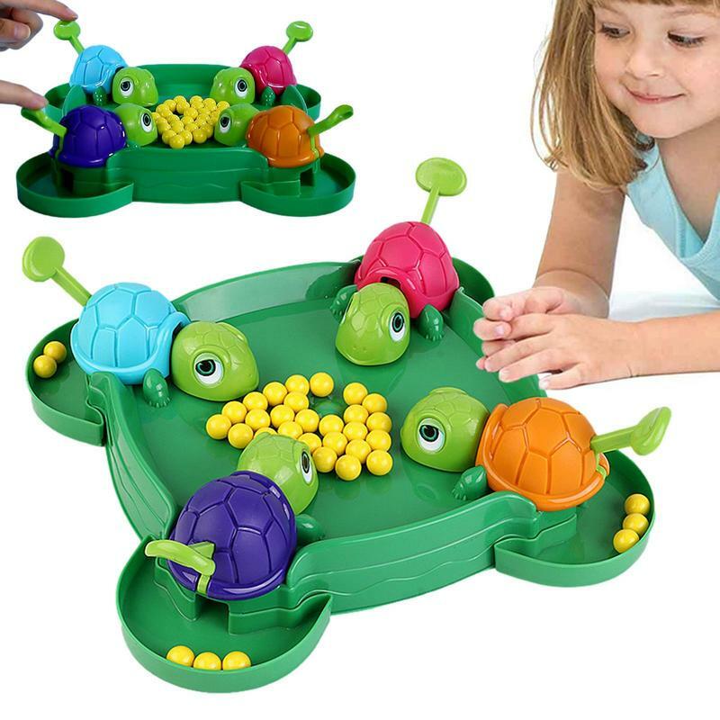 Hungry Turtle Game Board for Kids, Jogo Intenso de Reflexos Rápidos, Jogo Pré-Escolar, Toy Board Games
