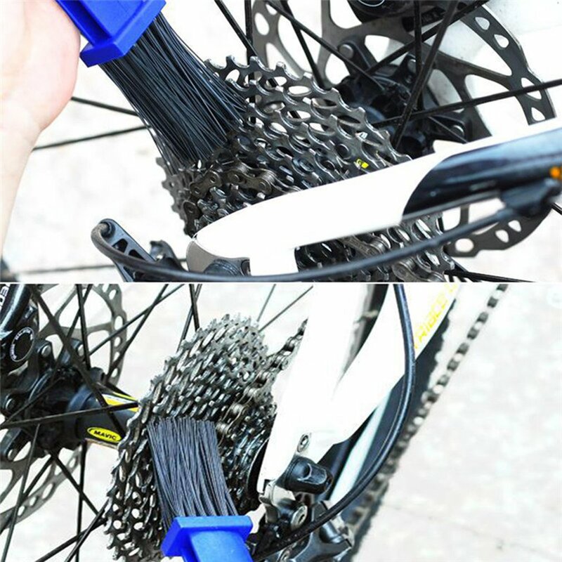 Szczotka do czyszczenia łańcuch rowerowy motocykla szczotka elektryczna szczotka do łańcuch rowerowy biegów Grunge łańcuch do czyszczenia urządzenia do oczyszczania brudu