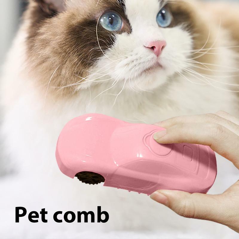 Cepillo de vapor de autolimpieza para gatos, 3 en 1, cepillo de aseo para gatos con cepillos de vapor para perros, eliminación de enredos y pelo suelto