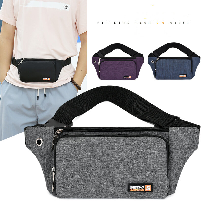 Waist Bags Oxford Leisure Color Shoulder Crossbody Chest Bags Handbags All-match Messenger Belt Bags Fanny Pack Pouch Bum Bags