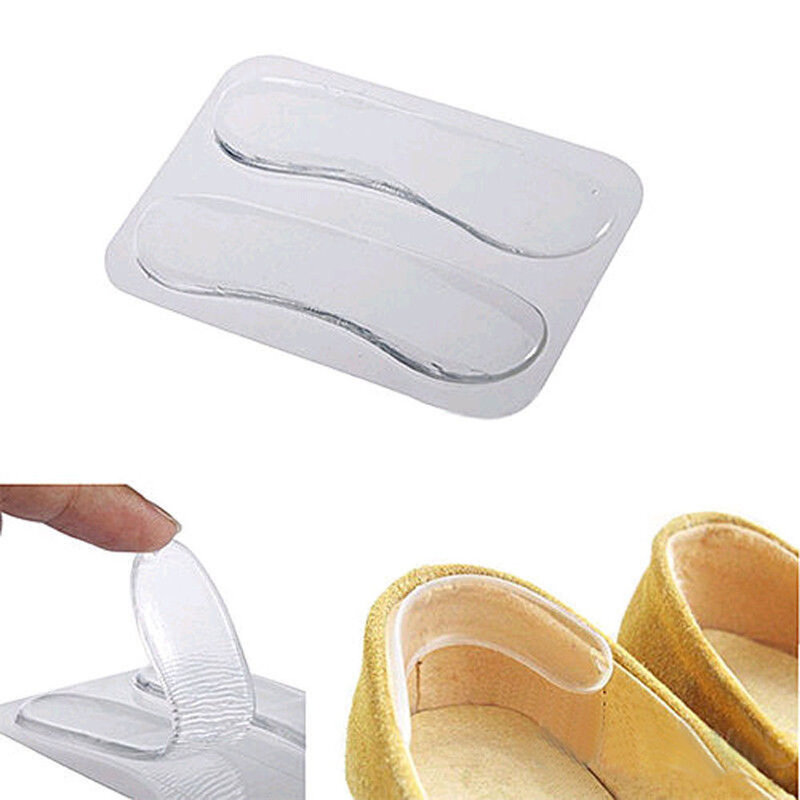 1 Pair Silicone Gel Heel Cushion Protector Set Anti-friction Feet Care Shoe Insert Pad Insole Foot Care Shoe Pads drop shipping
