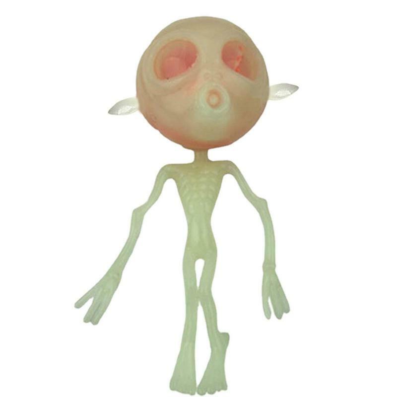 Juguete Alien antiestrés de larga duración para niños y adultos, pelota sensorial de compresión con gusanos, fiable, Decom