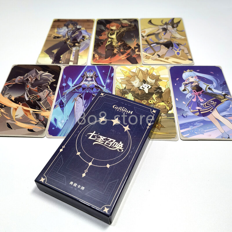 66 pz/set Genius Invokation TCG Anime periferiche Card Collection accessori gioco da tavolo Card gioco di ruolo Prop Gift