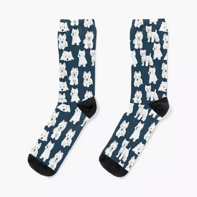 Westie Socks luxury warm winter hiking Socks Women's Men's