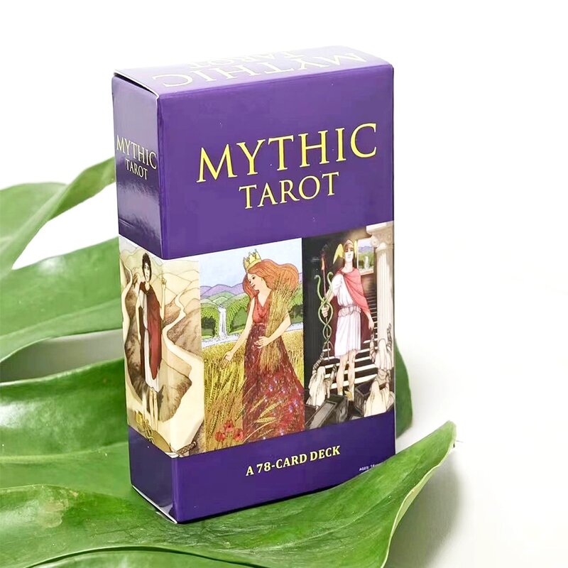 Nowa mityczna talia tarota 78 szt. Klasycznych kart tarota System Waite dla początkujących 10.3*6cm