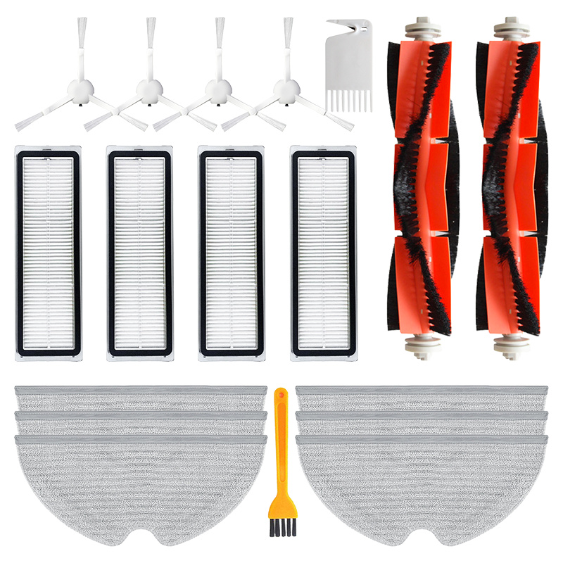 Kit d'accessoires de brosse à rouleau de vadrouille d'aspirateur robot Xiaomi, filtre Hepa, pièces de rechange pour Xiaomi ata jia s 2C, STYTJ01ZHM, Dreame F9, Mi