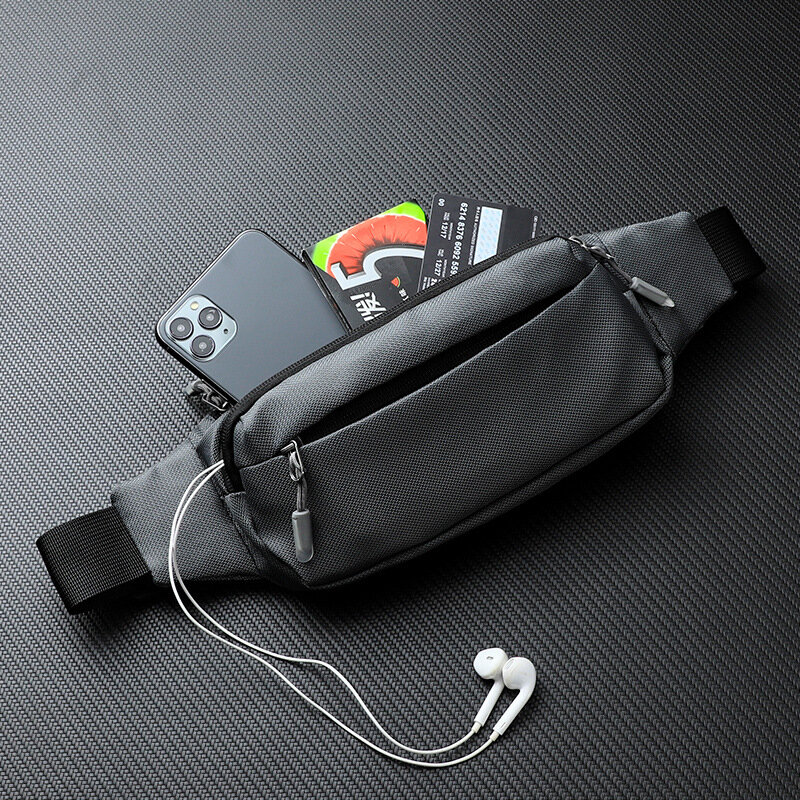 Повседневная поясная сумка для подростков, водонепроницаемая вместительная сумочка для телефона для занятий спортом на открытом воздухе, бега, велоспорта, восхождения
