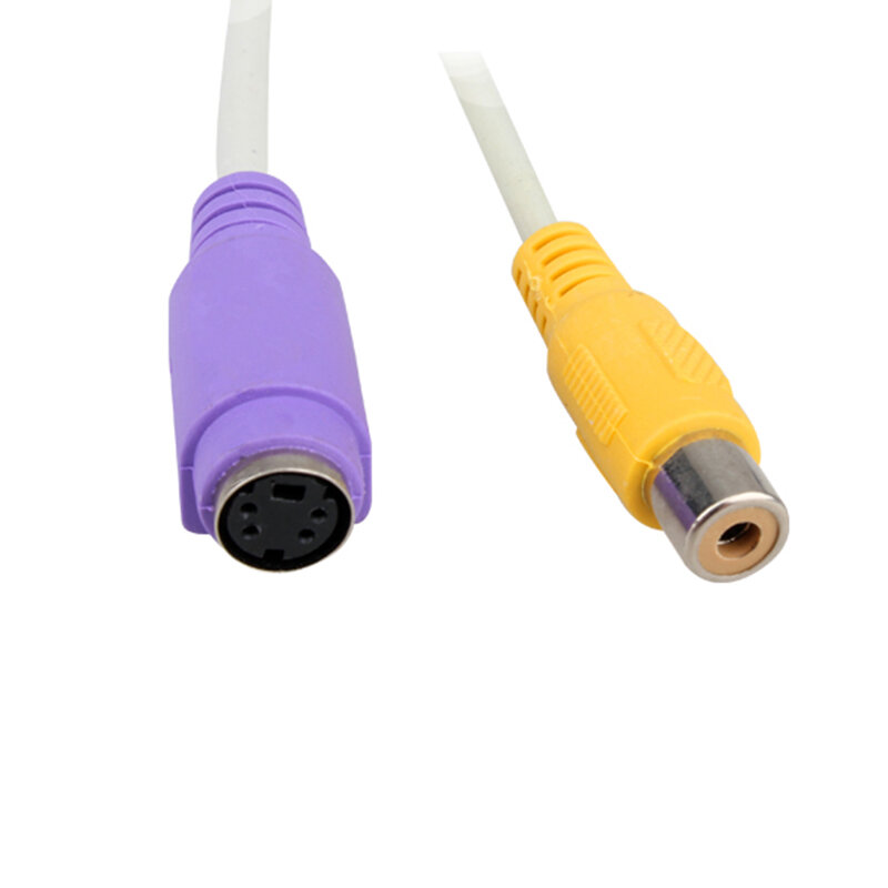 Wyjście TV VGA na s-video/kabel RCA Adapter VGA na wideo TV/S-kabel do adaptera wideo ten kabel nie dodaje funkcji wyjścia TV