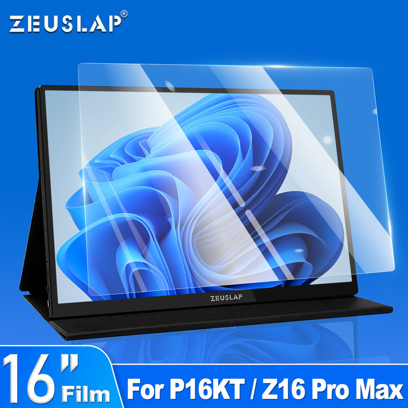 Filme Proteção ZEUSLAP 16 polegadas para P16KT Z16P PRO MAX All-Glass Painel Touching Versão