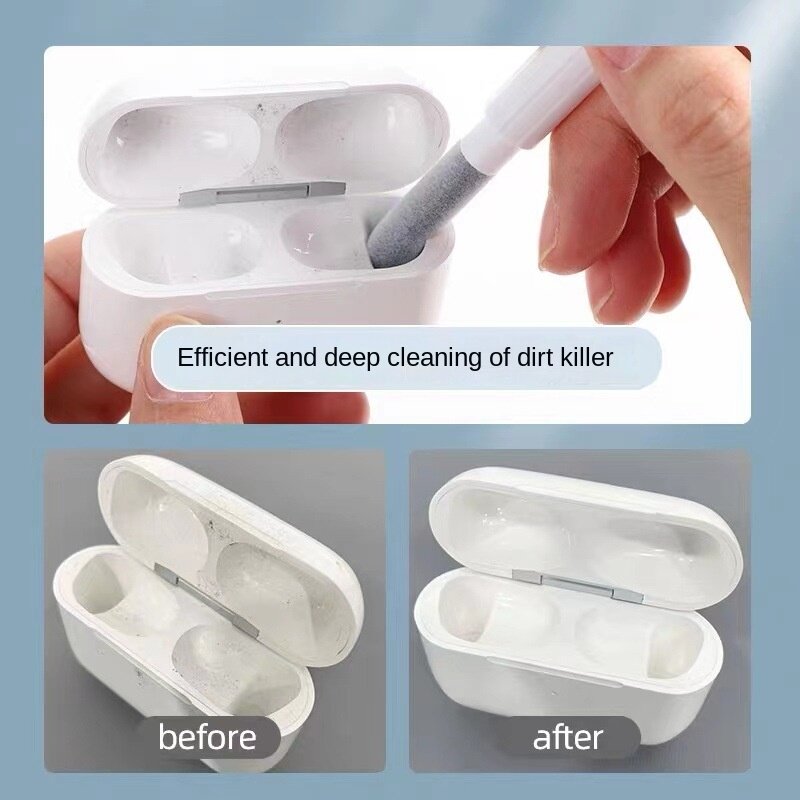 Kit mais limpo para airpods pro 1 2 3 fones de ouvido bluetooth caneta limpeza escova limpa caso ferramentas limpeza para xiaomi huawei