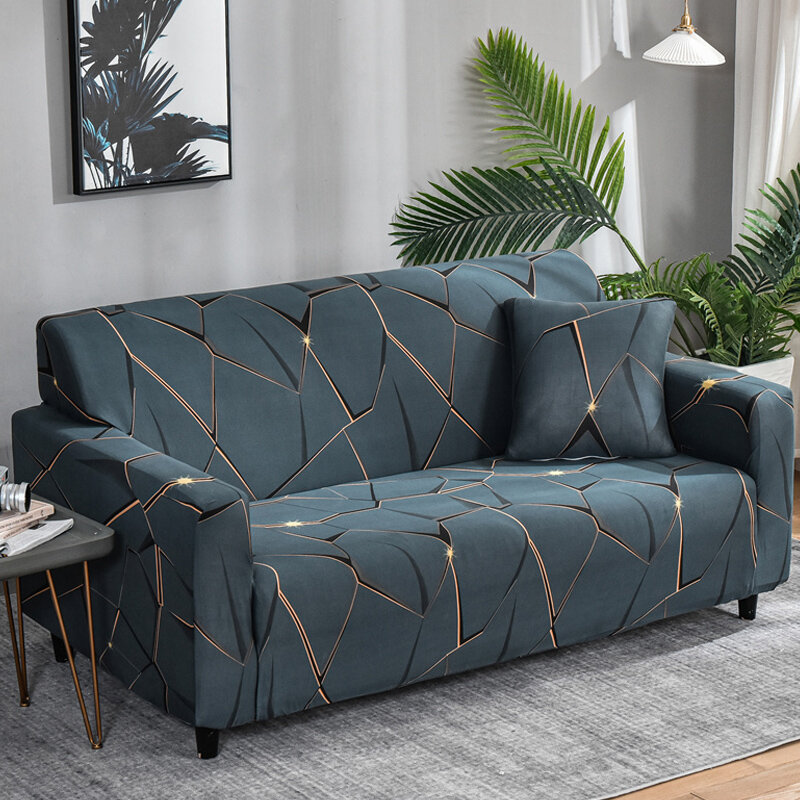 Funda elástica para sofá en forma de L, Protector para sala de estar, sillón, 1/2/3/4 plazas
