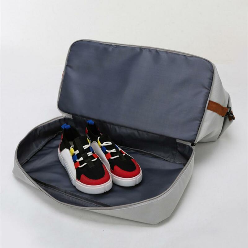Borsone con portascarpe indipendente grande capacità riutilizzabile Multi-tasca Dry Wet Outdoor Fitness Bag forniture da viaggio