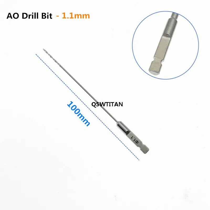 10Pcs AO Bone Drill Bit Orthopedic Veterinary Surgical Instruments