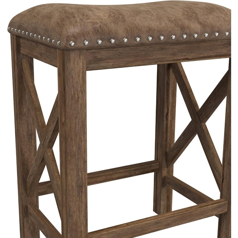 Мебель, ивовые сгибающиеся стационарные столешницы с открытой спиной, набор из 2, античный коричневый орех